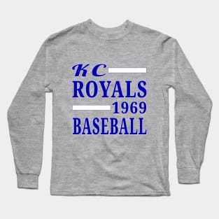 KC Royals Baseball 1969 Classic Long Sleeve T-Shirt